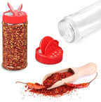 RoyalHouse 6 Pack 16 Oz Plastic Spice Jars - Image 2