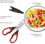 iBayam 3-Pack 8.5"Kitchen Scissors All Purpose Heavy Duty - Image 5