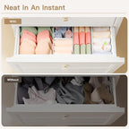 Criusia Drawer Organizer Clothes, 24 Pack Dresser Organizer - Image 6