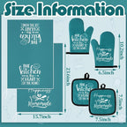 Sratte 6 Pcs Kitchen Decor Accessories Set Farmhouse Towels Pot Holders Oven - Image 4