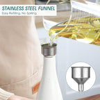 vancasso 16 Oz Ceramic Olive Oil Dispenser Bottle, Bottle Dispenser - Image 4