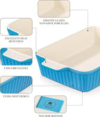 MALACASA 4.4 QT Baking Dish, 9x13 Large Casserole Dish - Image 5