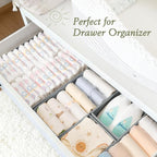 Criusia Drawer Organizers 18-Piece Set, Dresser Organizer - Image 5