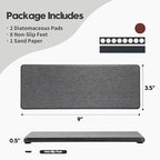Razborci 2PCS Bathroom Trays, Water Absorbing Diatomite Stone Quick Drying Mat - Image 6