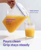 LocknLock Aqua Fridge Door Water Jug | Clear Pitcher | BPA Free Plastic Pitcher - Image 6