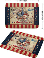4th of July God Bless Dish Drying Mat - Image 2