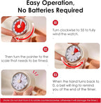 Visual Timer, Teeloray 60-Minute Countdown Timer, Kitchen Timer - Image 5