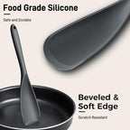3 PACK Silicone Cooking Spatula Spoons - Image 9