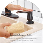 GAGALIFE Kitchen Sink Soap Dispenser Oil Rubbed Bronze, Under Sink Soap - Image 5