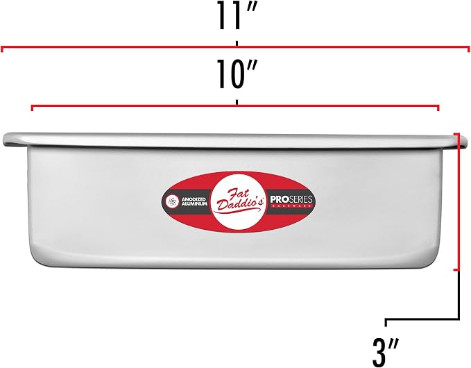 Fat Daddio's POB-10153 Anodized Aluminum Sheet Cake Pan - Image 3