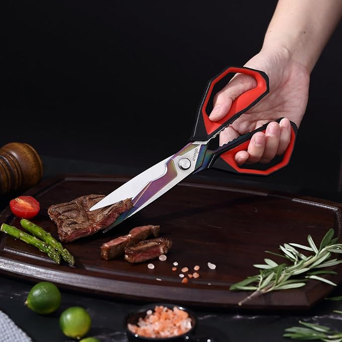 LIVINGO Sharp Kitchen Scissors for Food - Image 2