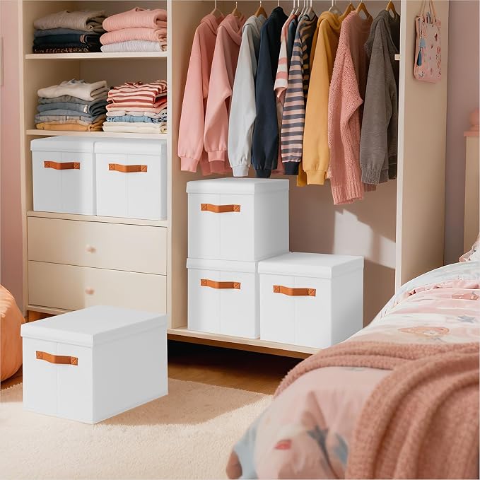 Homsorout Storage Bins with Lids - Image 5