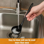 40 Pack Plastic Ladle Spoons, 1.5 Oz Solid Durable Disposable Serving Spoons - Image 4