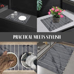 2 PCS Large Stone Dish Drying Mat - Image 7