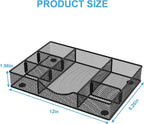 VyGrow Desk Drawer Organizer Tray, Metal Mesh Drawer Organizers Office - Image 2