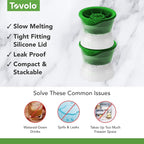 Tovolo Golf Ball Ice Cube Molds Pack of 2 Large Craft Ice Sphere Mold - Image 3