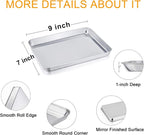 TeamFar 9'' x 7'' x 1'' Toaster Oven Pan - Image 2