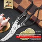 MAD SHARK Professional Heavy Duty Poultry Shears - Image 7