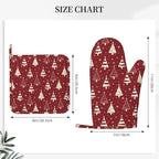 Christmas Oven Mitts and Pot Holders Set - Image 3