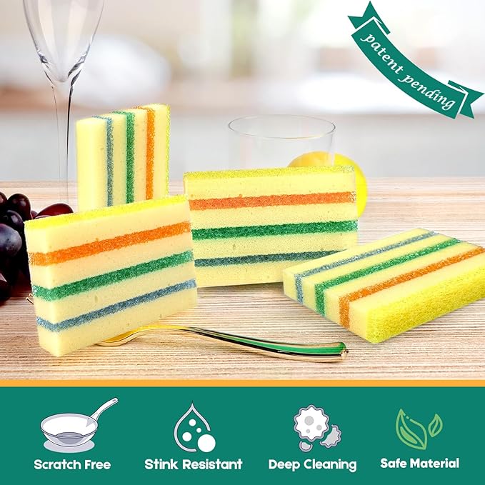 LAUNDRYLUX 12 Pack Scrub Sponge - Image 6