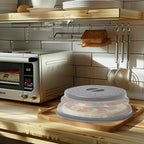 CasaCulina Collapsible Microwave Splatter Cover, Vented Microwave Lid - Image 7