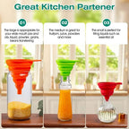 KALAVE Kitchen Funnel Set 6 Pack - Image 5