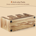 Wooden Coffee Cup and Lid Organizer - Image 6