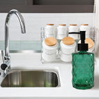 Green Bathroom Soap Dispenser Set - Image 5