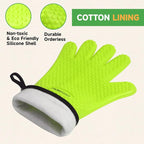 GEEKHOM BBQ Gloves Heat Resistant Oven Mitts - Image 6