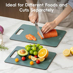 Wood Fiber Cutting Board Set of 2, Dishwasher Safe, Non-Toxic Cutting Board - Image 6