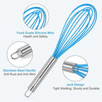 NileHome Whisk Commercial Stainless Steel wisk & Silicone Non-Stick Coated - Image 3