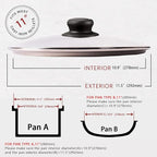 11 Inch Pan Lid, Frying Pan Lid, Fry Pan, Skillet Lid, Pot Cover - Image 2