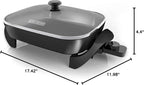 BLACK+DECKER Electric Skillet, Variable Temperature Control, Nonstick Cooking - Image 10