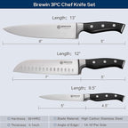 Brewin Professional Kitchen Knives, Japanese Cooking Knife - Image 5