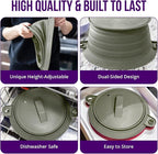 L.I.Q Silicone Splatter Guard – Fits 8 and 10 Inch Pots – Microwave Safe and - Image 4
