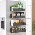 HuggieGems 4 Pack Magnetic Spice Storage Rack Organizer by HuggieGems