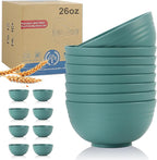 Wrova Wheat Straw Bowl Sets, Microwave and Dishwasher Safe Bowls, Kids Bowl by WROVA