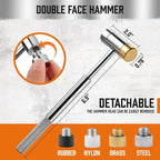 HORUSDY 23-Piece Punch Set Roll Pin Punch Set and Hammer - Image 7