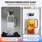 2 Quart Square Glass Pitcher - Image 6