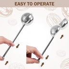 2pcs Stainless Steel Loose Tea Leaf Steeper&Sugar Shaker Duster Sifter 2 in 1 - Image 5