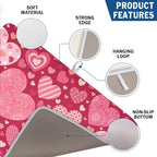Valentine's Day Dish Drying Mat 18 x 24 Inch Heart Shaped Pattern Dish Drying - Image 3