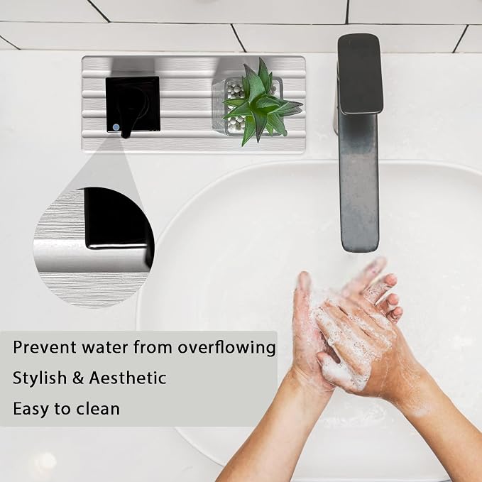 Diatomite Soap Dish, Water Absorbing Stone Tray, Kitchen Sink Organizer - Image 5