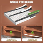 Seinloes 2 Pack Pull Out Cabinet Organizer Expandable Width and Depth, Slide - Image 2