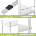 Across-Star Expandable Cabinet Shelf Organizer Rack, Stackable Kitchen Counter - Image 7