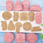 8 Pcs Cookie Cutters Set 3D Holiday Cookie Cutters - Image 2