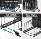 Housolution Cutting Board Organizer Rack, Expandable Baking Tray and Cookie - Image 4