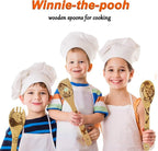 5 Cartoon Wooden Spoons for Cooking - Image 2