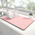 Rnivvi Dish Drying Mat for Kitchen Counter, 12 x 19" Super Absorbent Drainer by Rnivvi