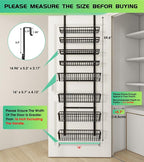 Mefirt Over The Door Pantry Organizer, Pantry Organization and Storage - Image 3