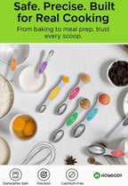 Magnetic Measuring Spoons Set Of 8, Heavy Duty 304 Stainless Steel Metal - Image 5